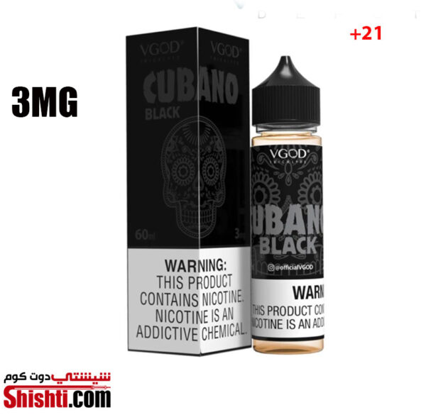 VGOD CUBANO BLACK 3MG vape online