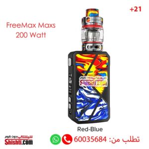 vape freemax maxus 200w red blue