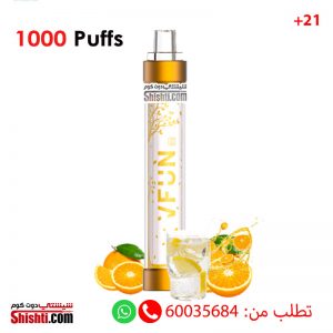 vfun orange soda disposable 1000 puffs