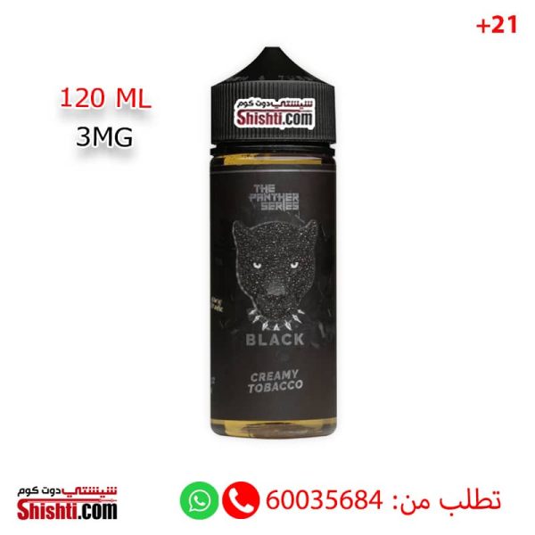 black creamy tobacco 120ml 3mg