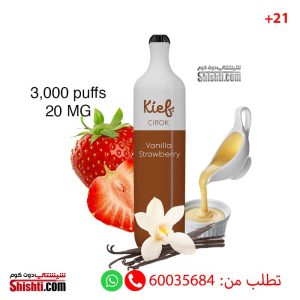 Kief Vanilla Strawberry 3000 puffs 20mg