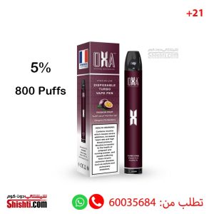 OXA 800 puffs Passion Fruit 50MG