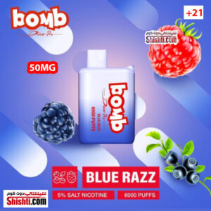 Bomb Blue Razz 6000 Puffs 5%