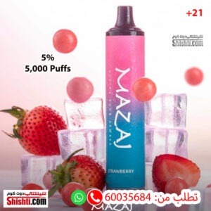 Mazaj 5000 Puffs Strawberry Ice 5%