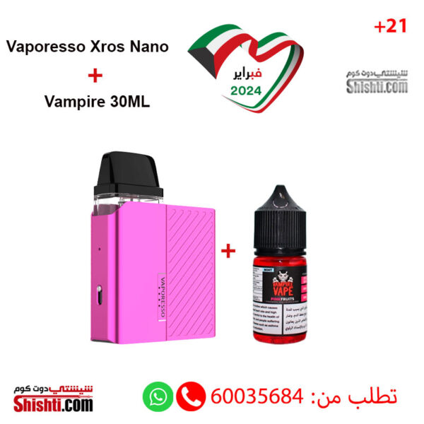 Vaporesso Xros Nano+ Vampire Liquid 30ML