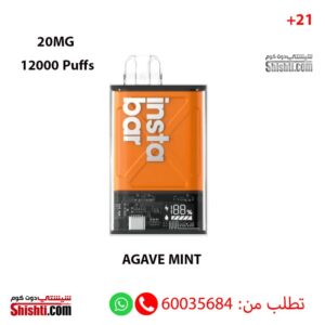 Insta Bar AGAVE Mint 20MG 12000 Puffs