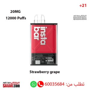 Insta Bar Strawberry Grape 20MG 12000 Puffs