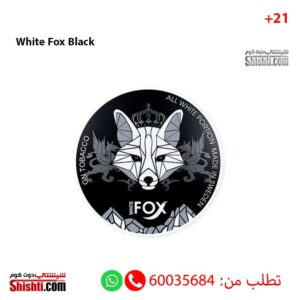 White-Fox-Nicotine-Pouch-Black