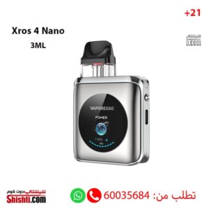 vaporesso-xros-4-nano-titanium-silver