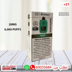 JDI-Vabeen-Malibu-20MG-6000-Puffs