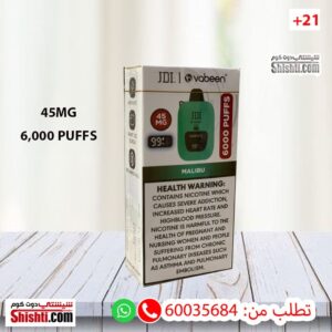 JDI-Vabeen-Malibu-45MG-6000-Puffs