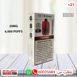 JDI-Vabeen-Strawberry-20MG-6000-Puffs