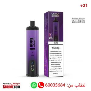 Shishti Plus 6MG Grape 12K